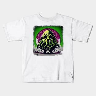 Cthulhu Archaic Art Kids T-Shirt